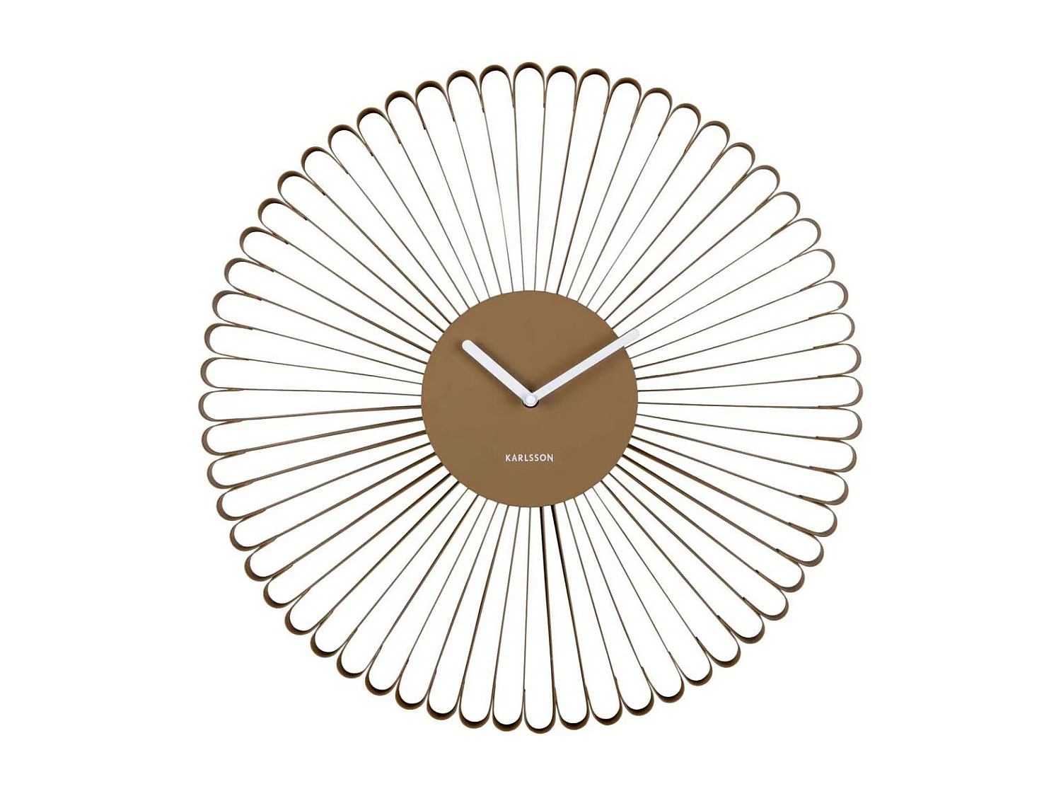 Horloge murale en métal Cascara