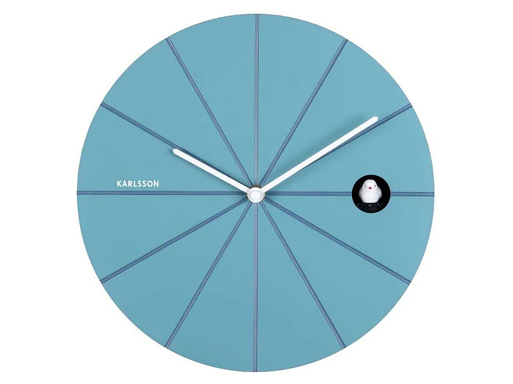 Horloge murale coucou en ABS Destacado Bleu