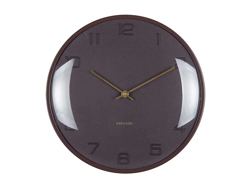 Horloge murale en métal Fuerte Dome