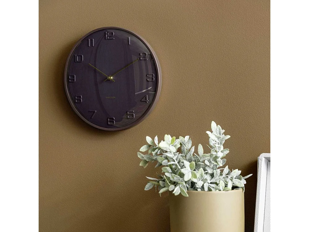 Horloge murale en métal Fuerte Dome