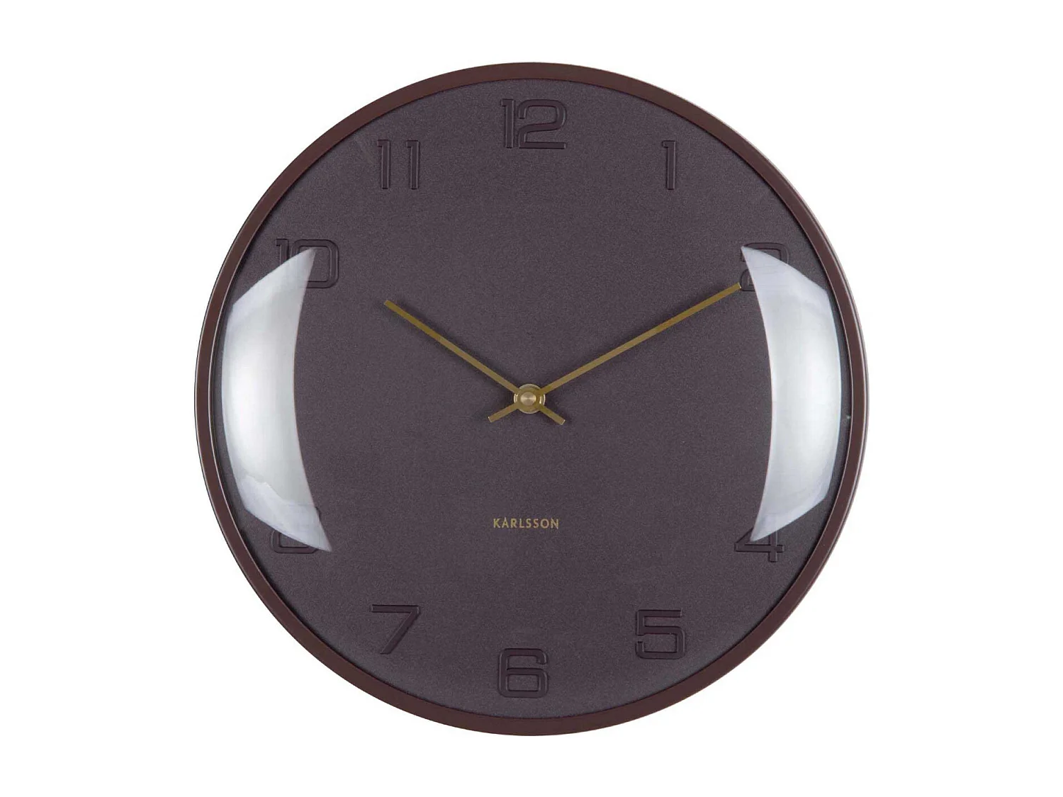 Horloge murale en métal Fuerte Dome