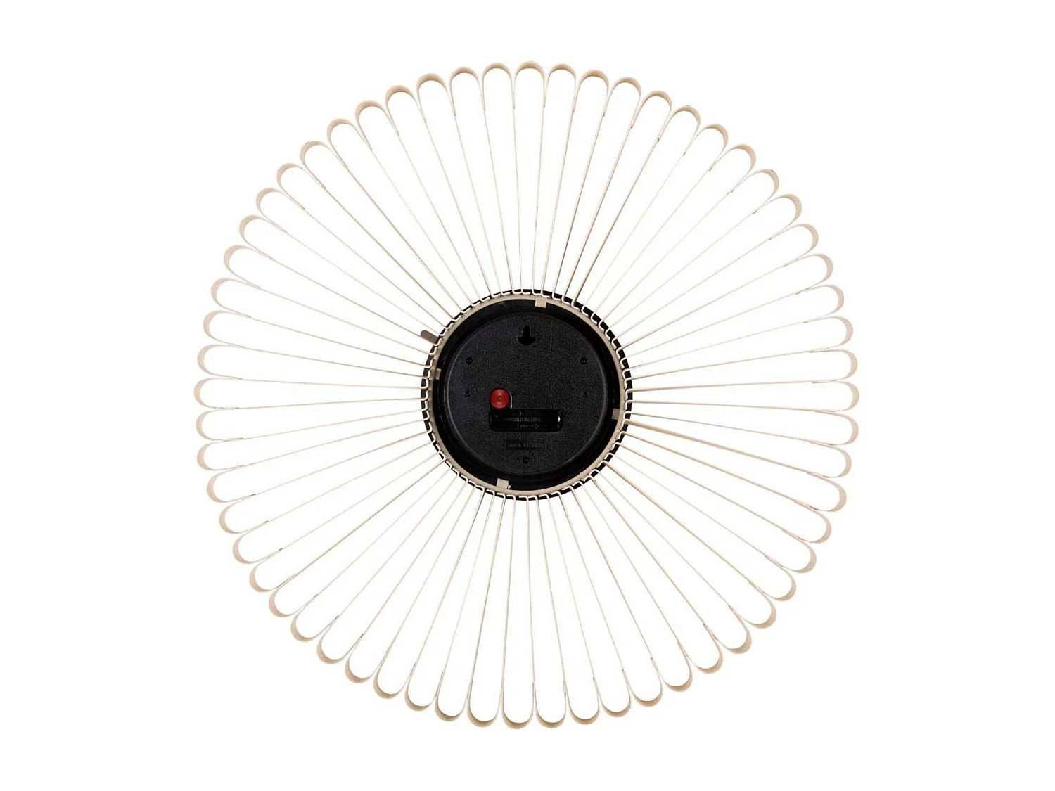 Horloge murale en métal Cascara