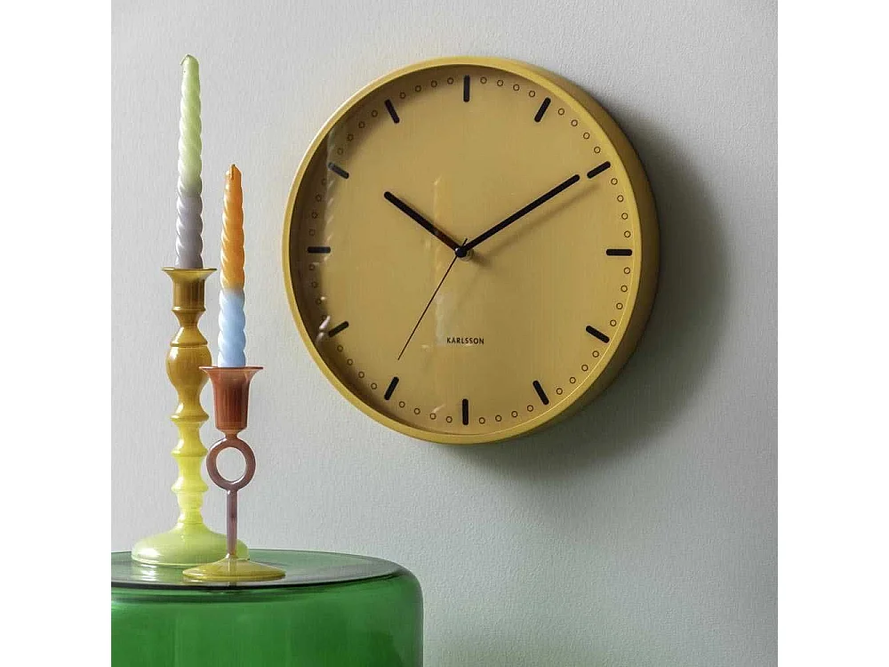 Horloge murale en aluminium Cool Retro