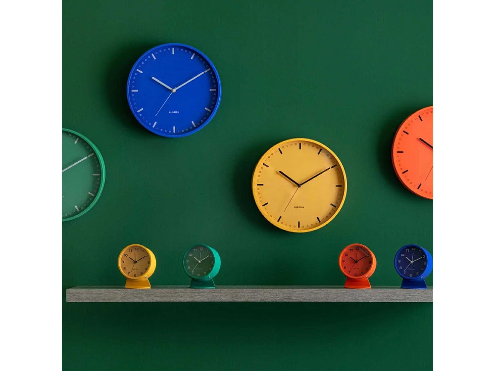 Horloge murale en aluminium Cool Retro