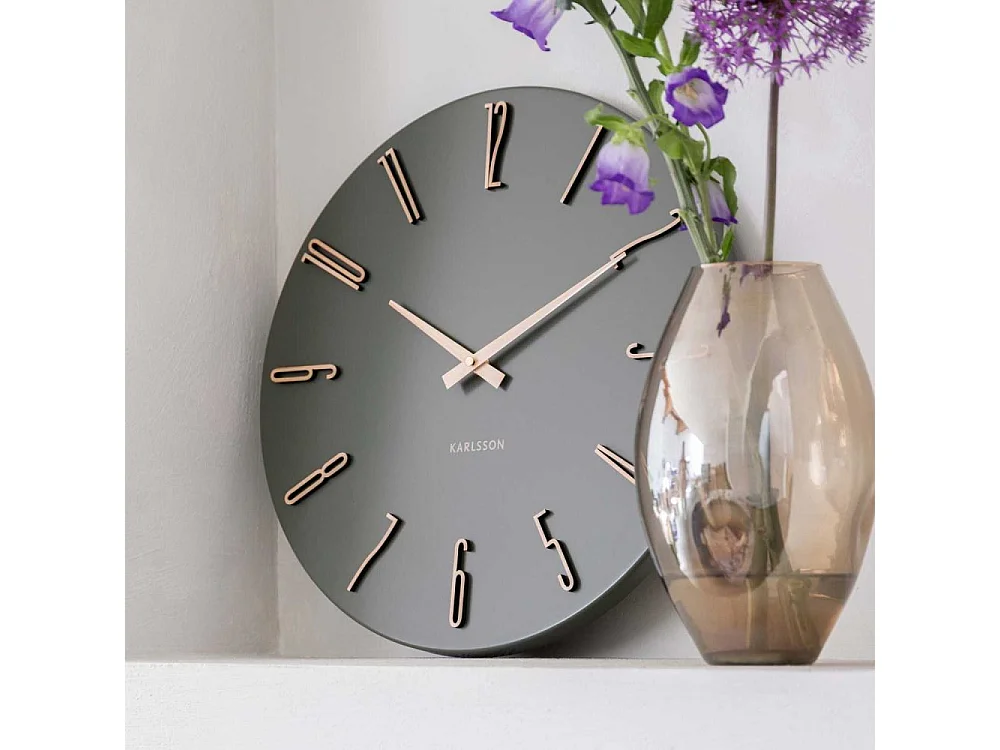 Horloge murale en métal Esmerado 40 cm
