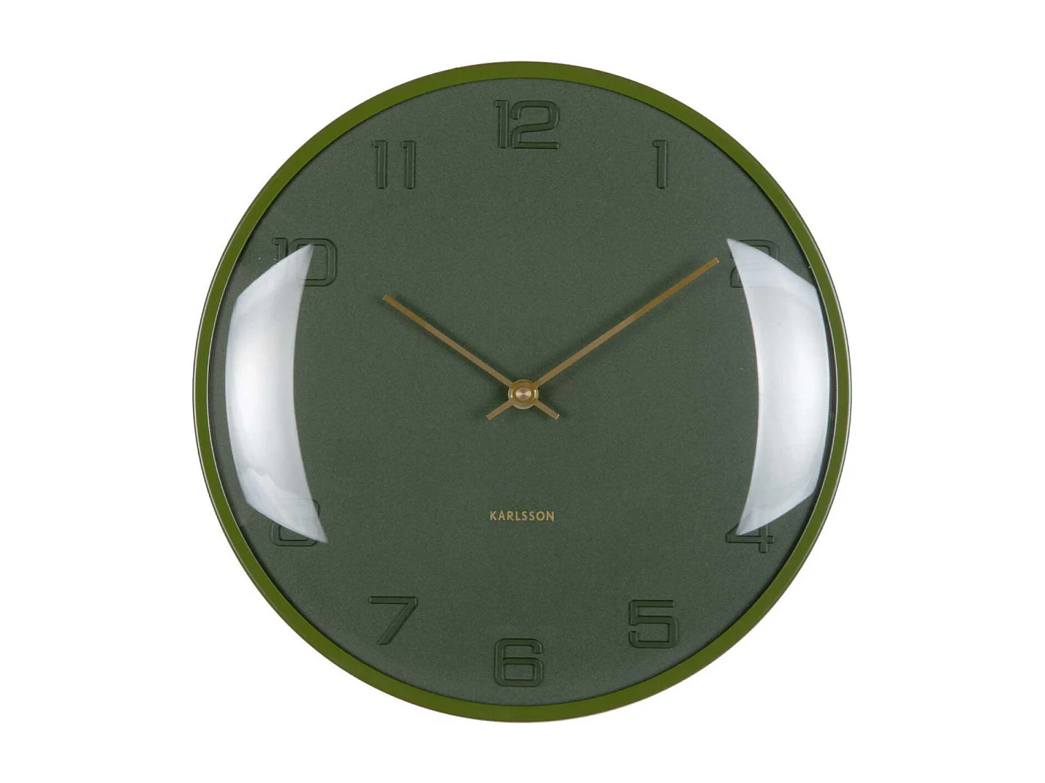 Horloge murale en métal Fuerte Dome