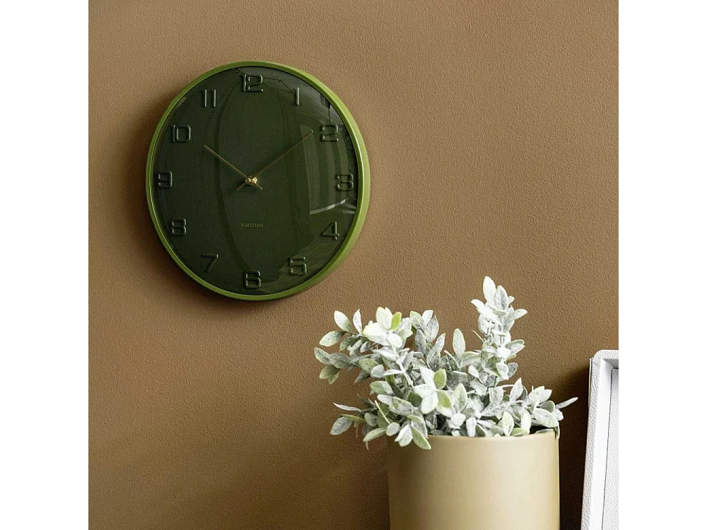 Horloge murale en métal Fuerte Dome