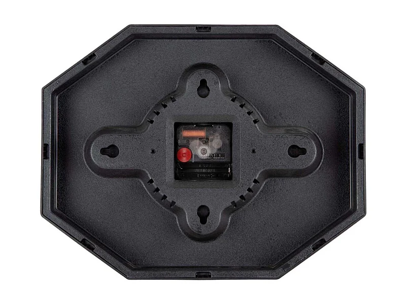 Horloge murale octogonale en résine Factory