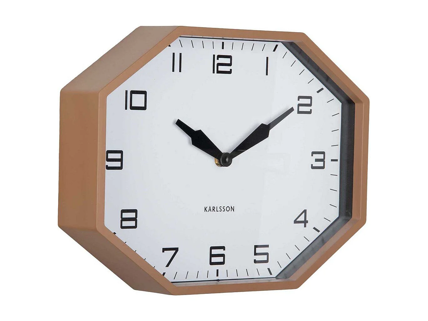 Horloge murale octogonale en résine Factory