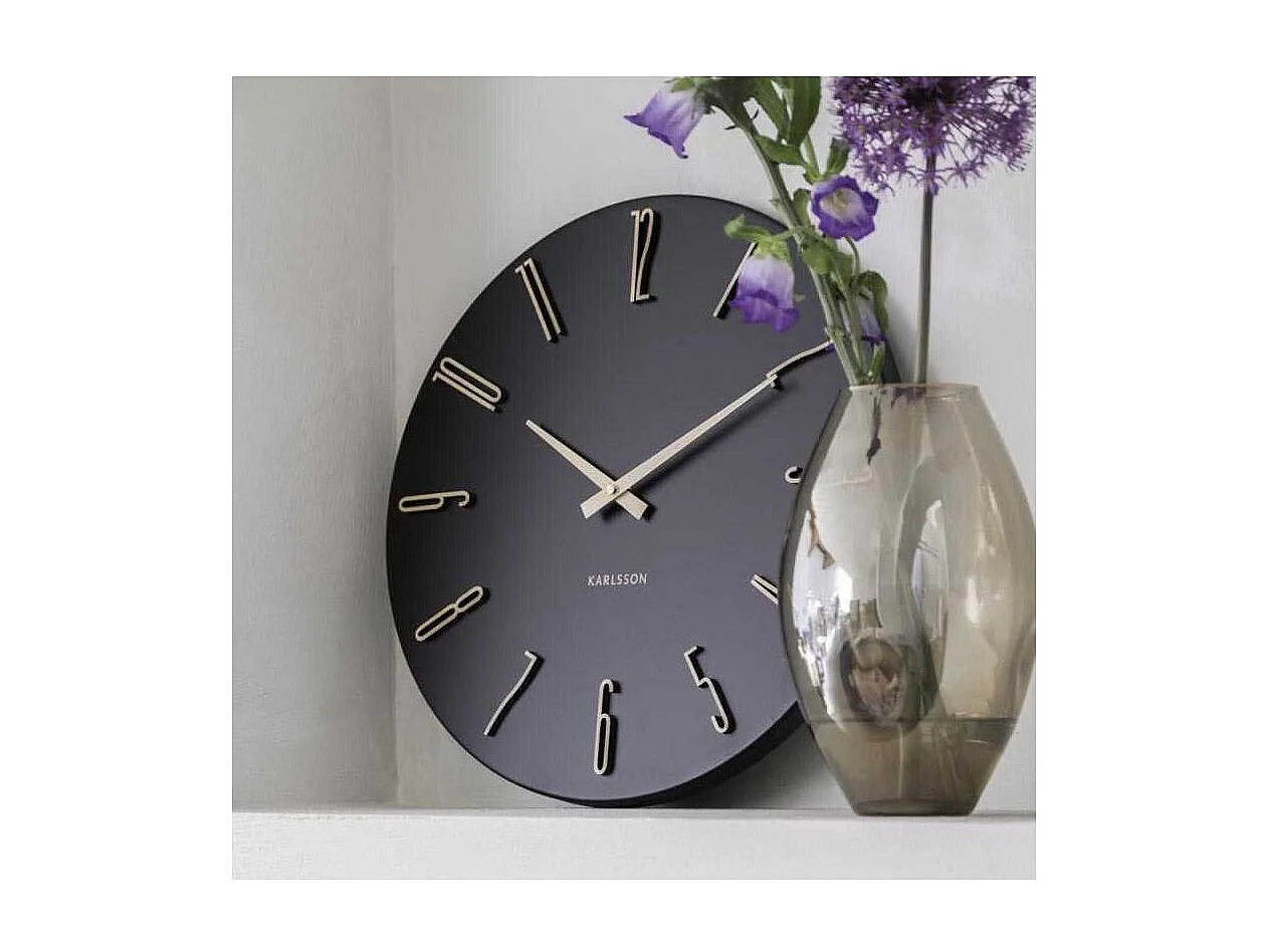 Horloge murale en métal Esmerado 40 cm