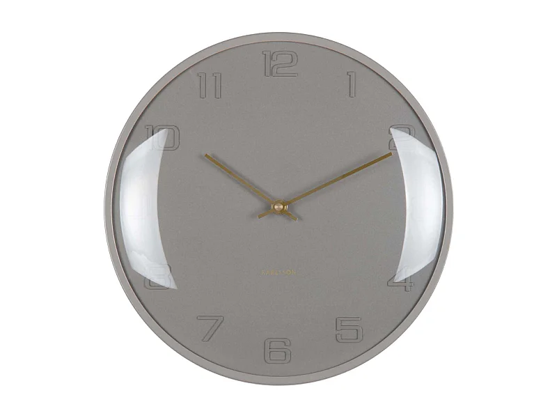 Horloge murale en métal Fuerte Dome