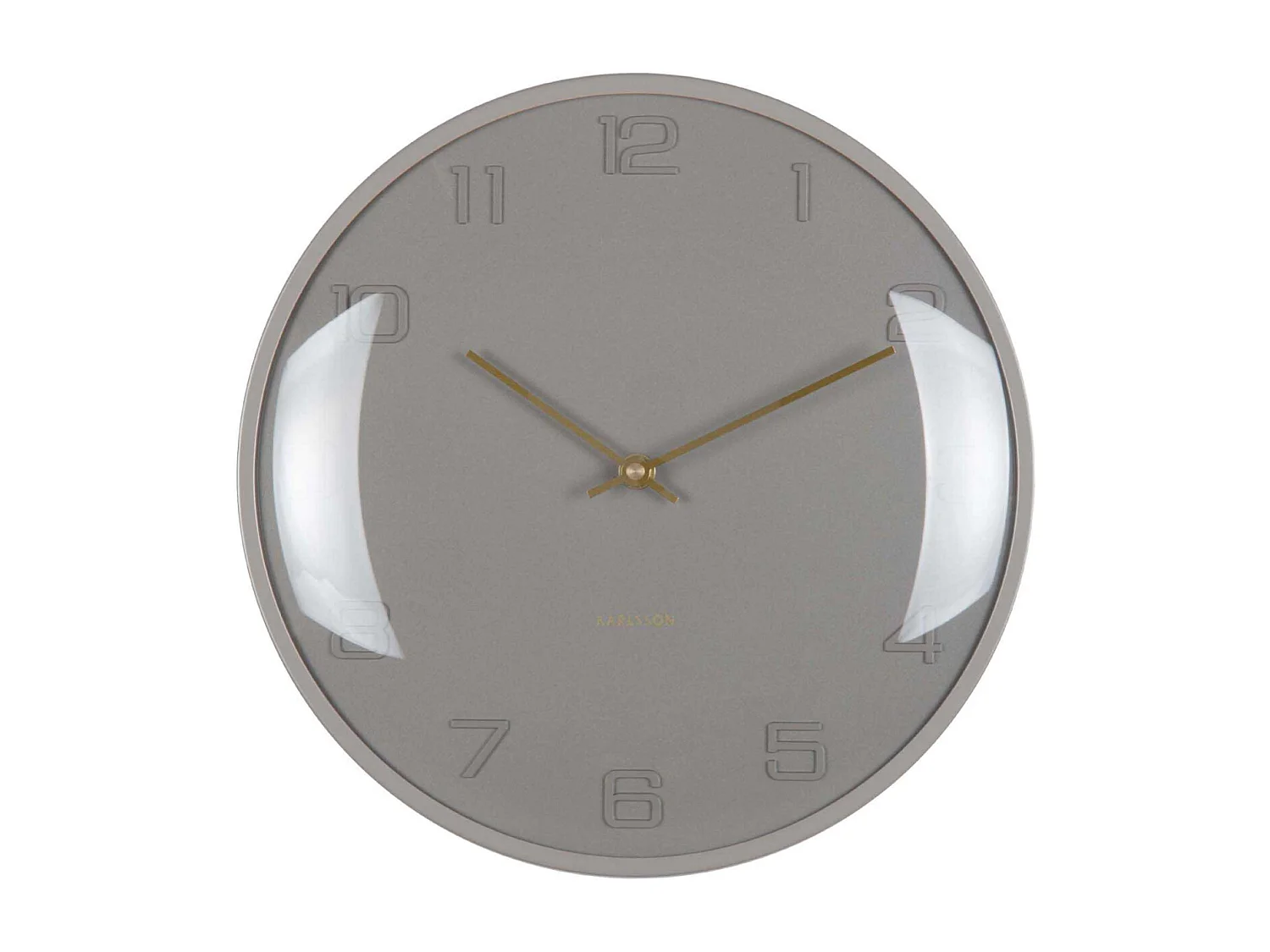 Horloge murale en métal Fuerte Dome