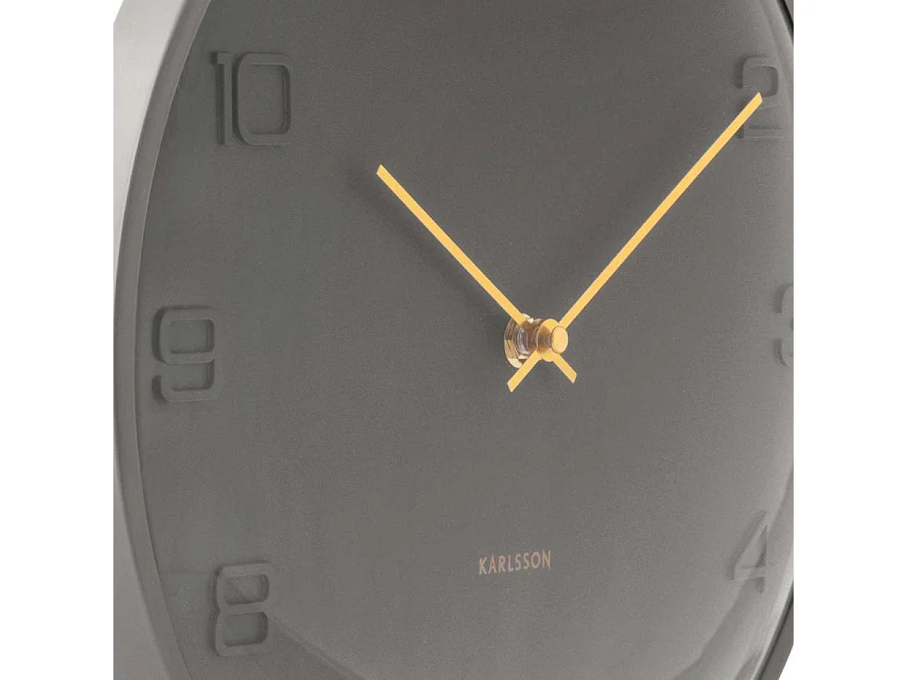 Horloge murale en métal Fuerte Dome