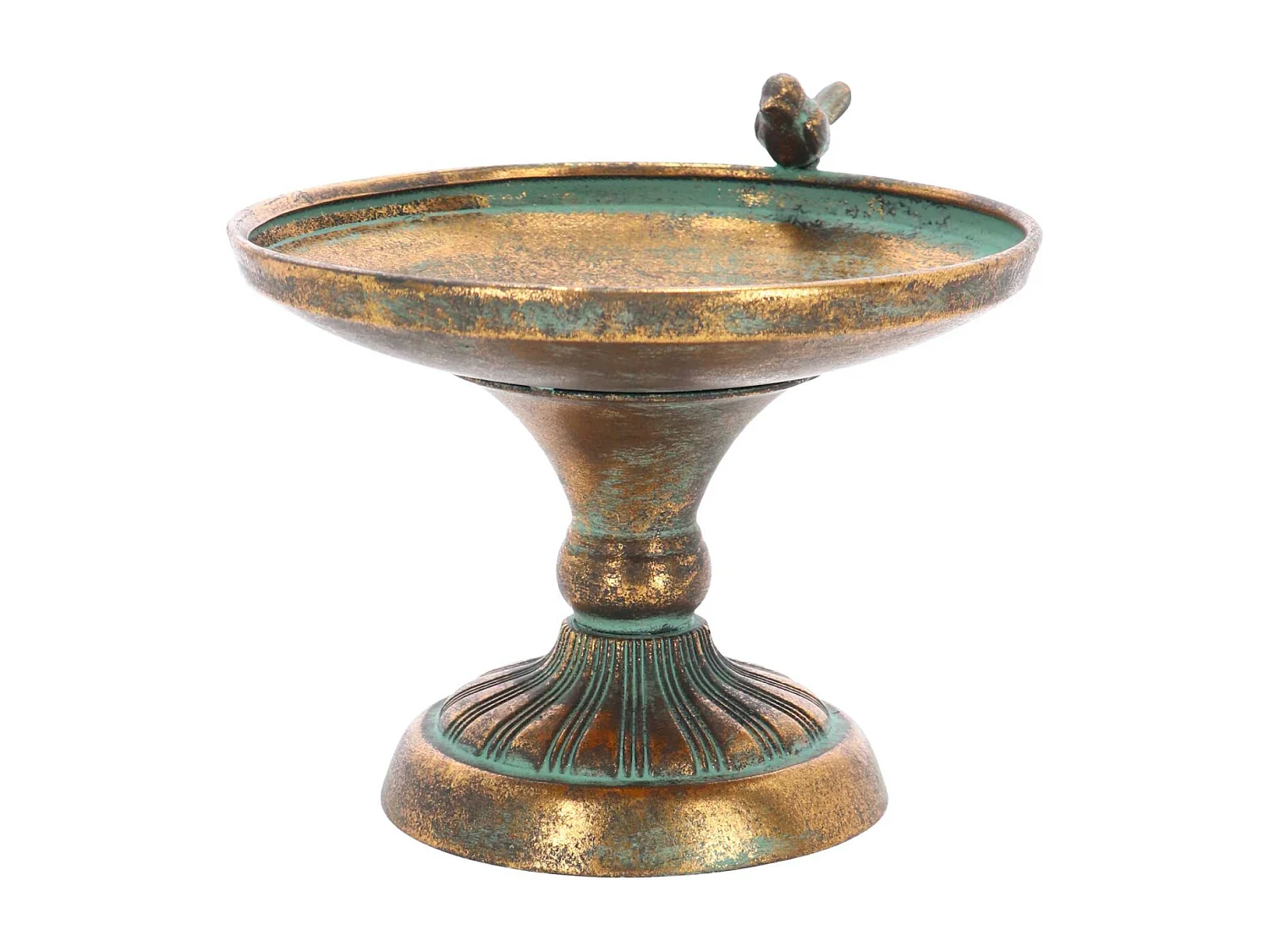 Bain d'oiseaux en étal vieilli Birdy