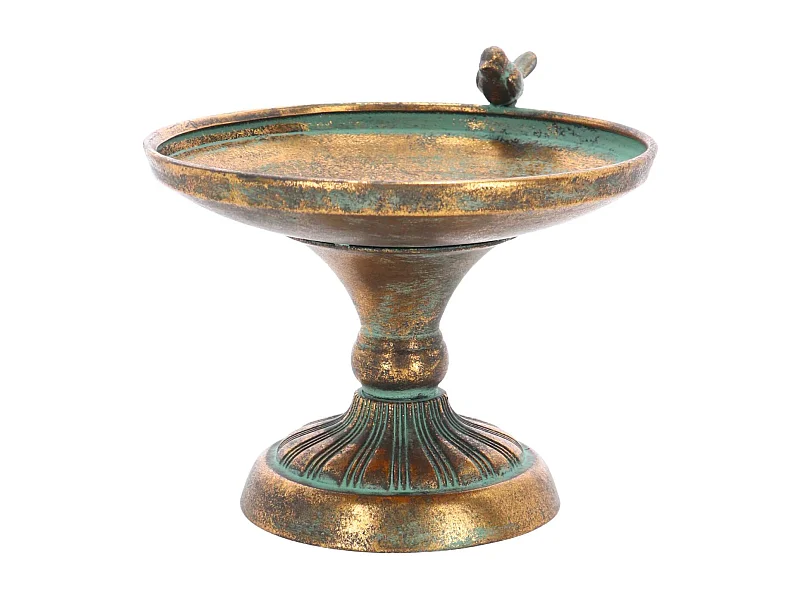 Bain d'oiseaux en étal vieilli Birdy