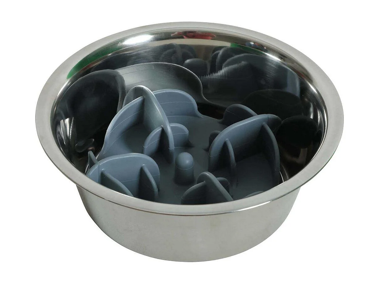Adaptateur anti glouton en silicone Slow feeder