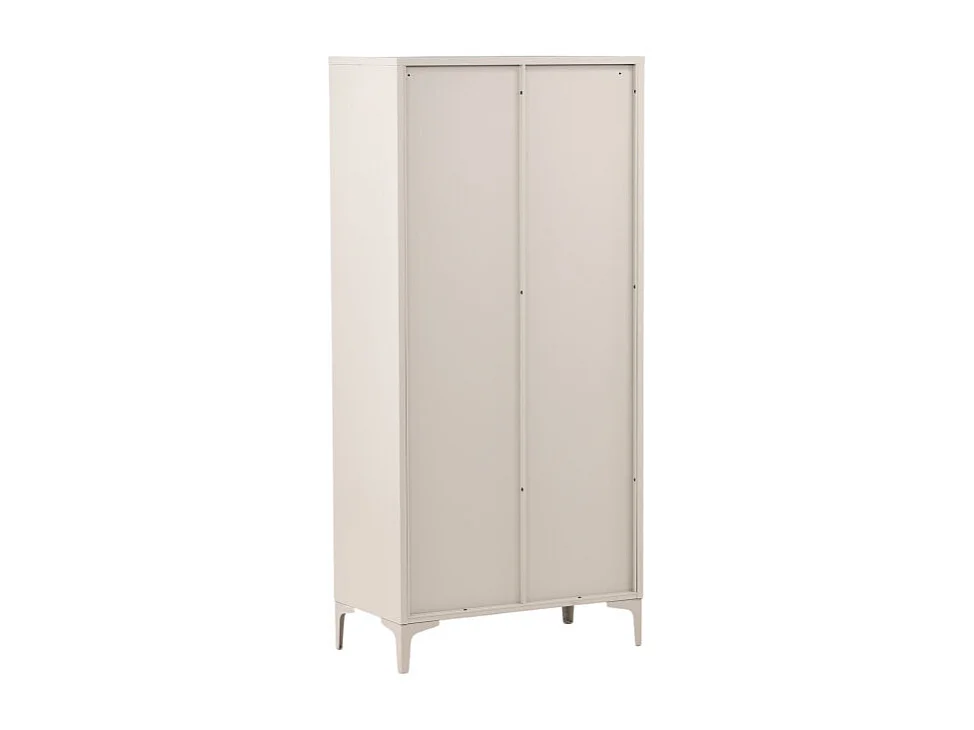 Armoire Design 2 Portes "Piring" 183cm Beige