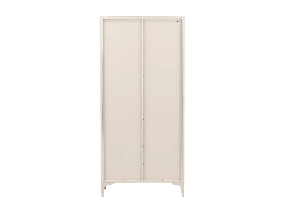 Armoire Design 2 Portes "Piring" 183cm Beige