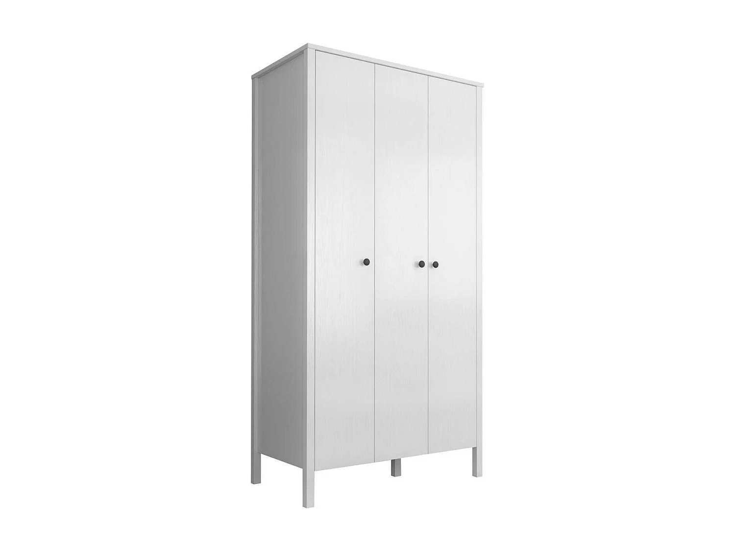 Armoire 3 portes en aggloméré Frannie