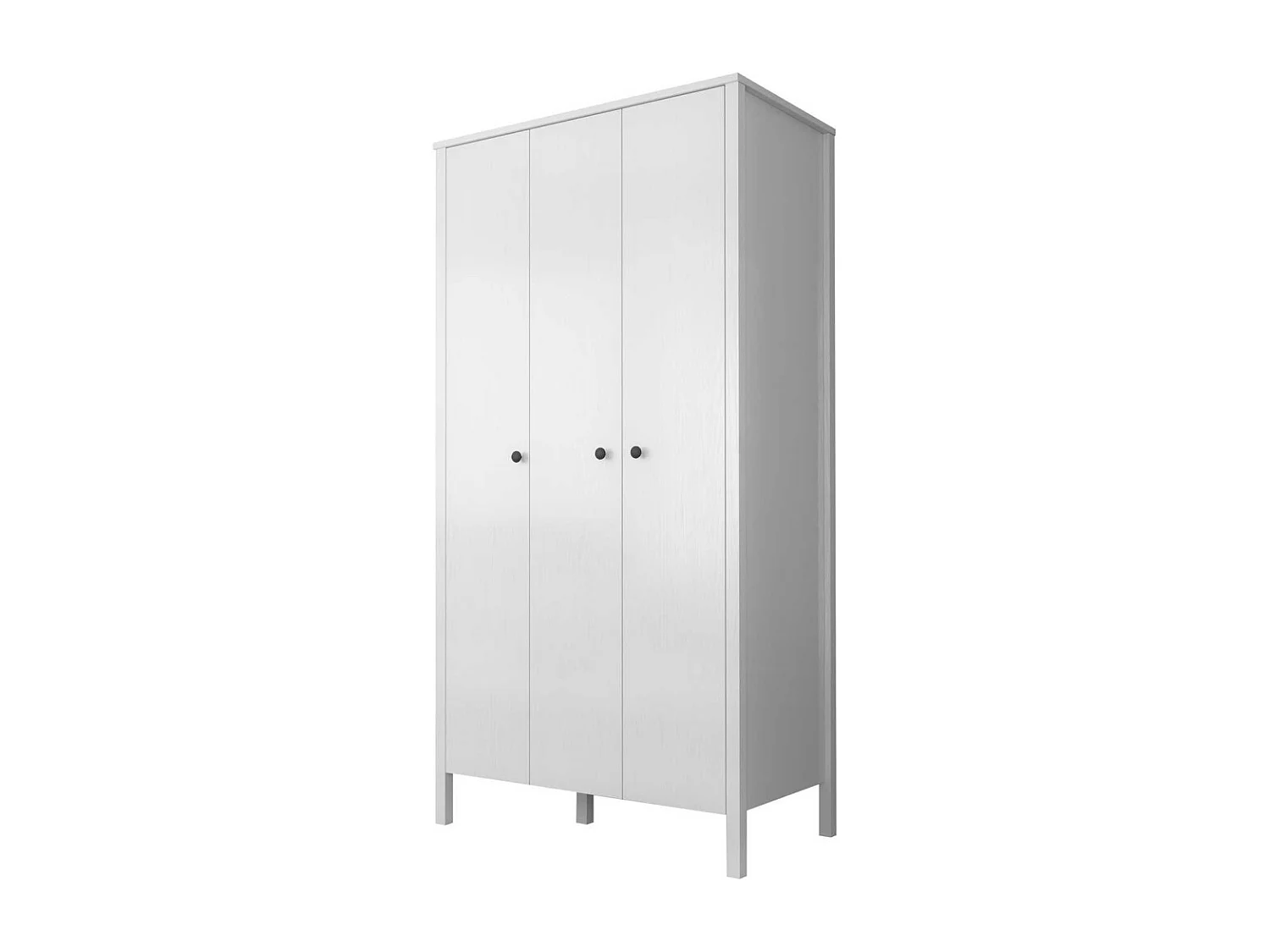 Armoire 3 portes en aggloméré Frannie