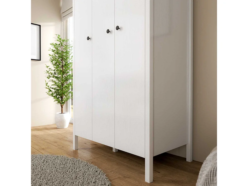 Armoire 3 portes en aggloméré Frannie