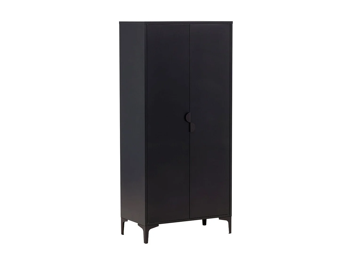Armoire Design 2 Portes "Piring" 183cm Noir