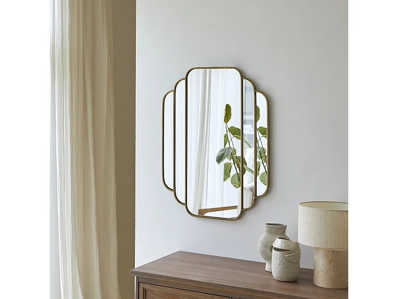 Le Miroir en fer Mas 80x63 cm