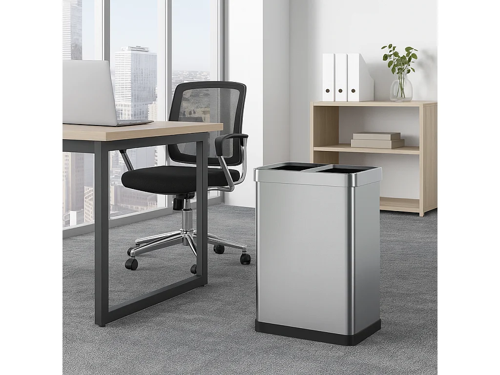 Pattumiera per la raccolta differenziata con apertura superiore 60L TALLIN