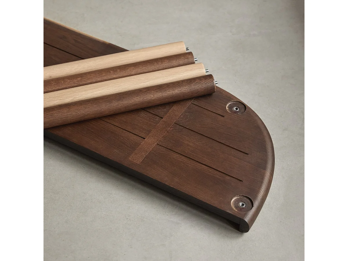 Konsole aus Eichenholz