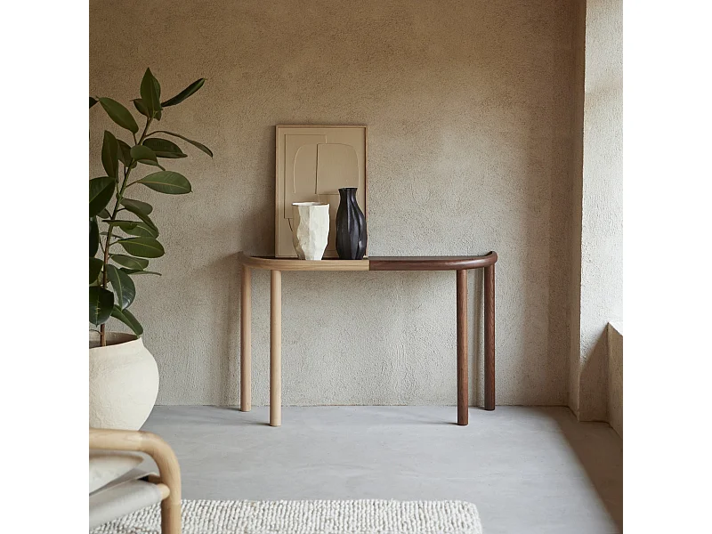 Konsole aus Eichenholz