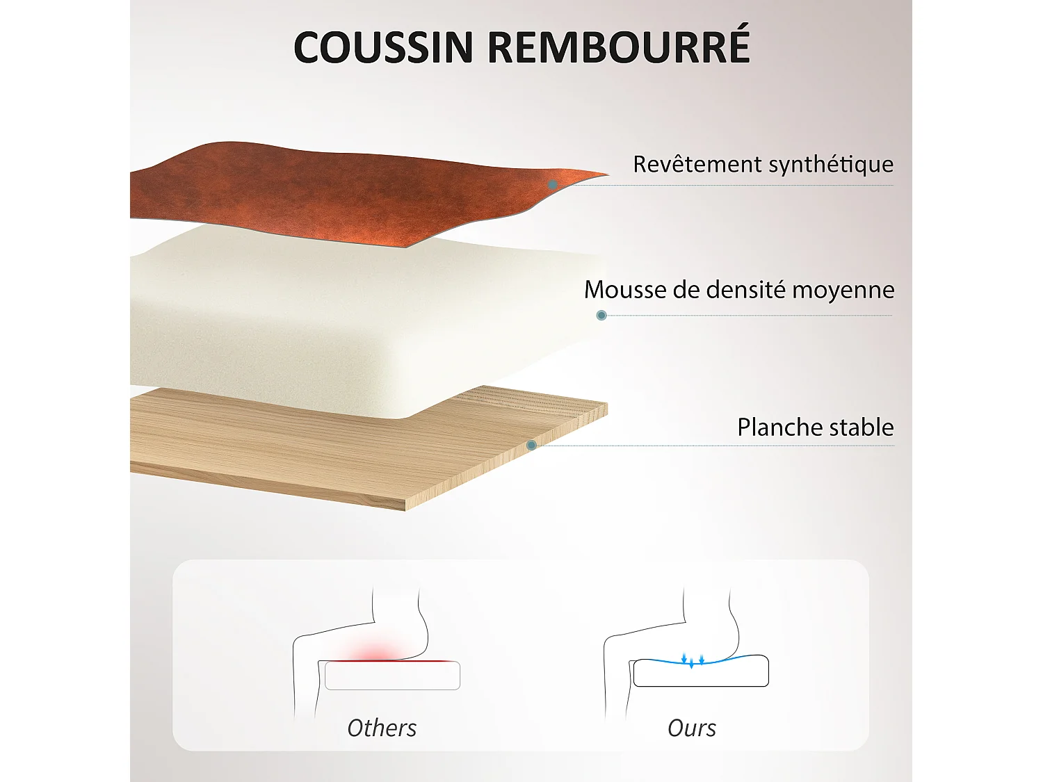 Chaise de bureau direction réglable grand confort - fonction bascule verrouillable - synthétique marron effet vieilli