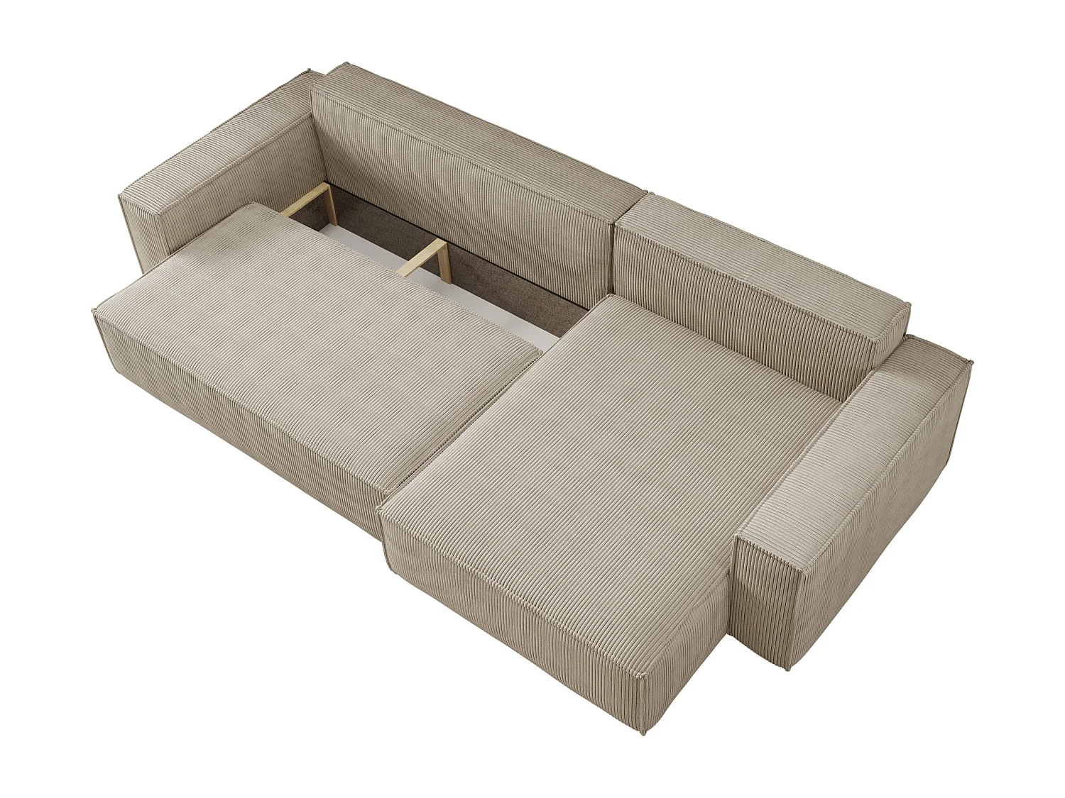 Divano angolare con funzione letto Karl XL destro del produttore