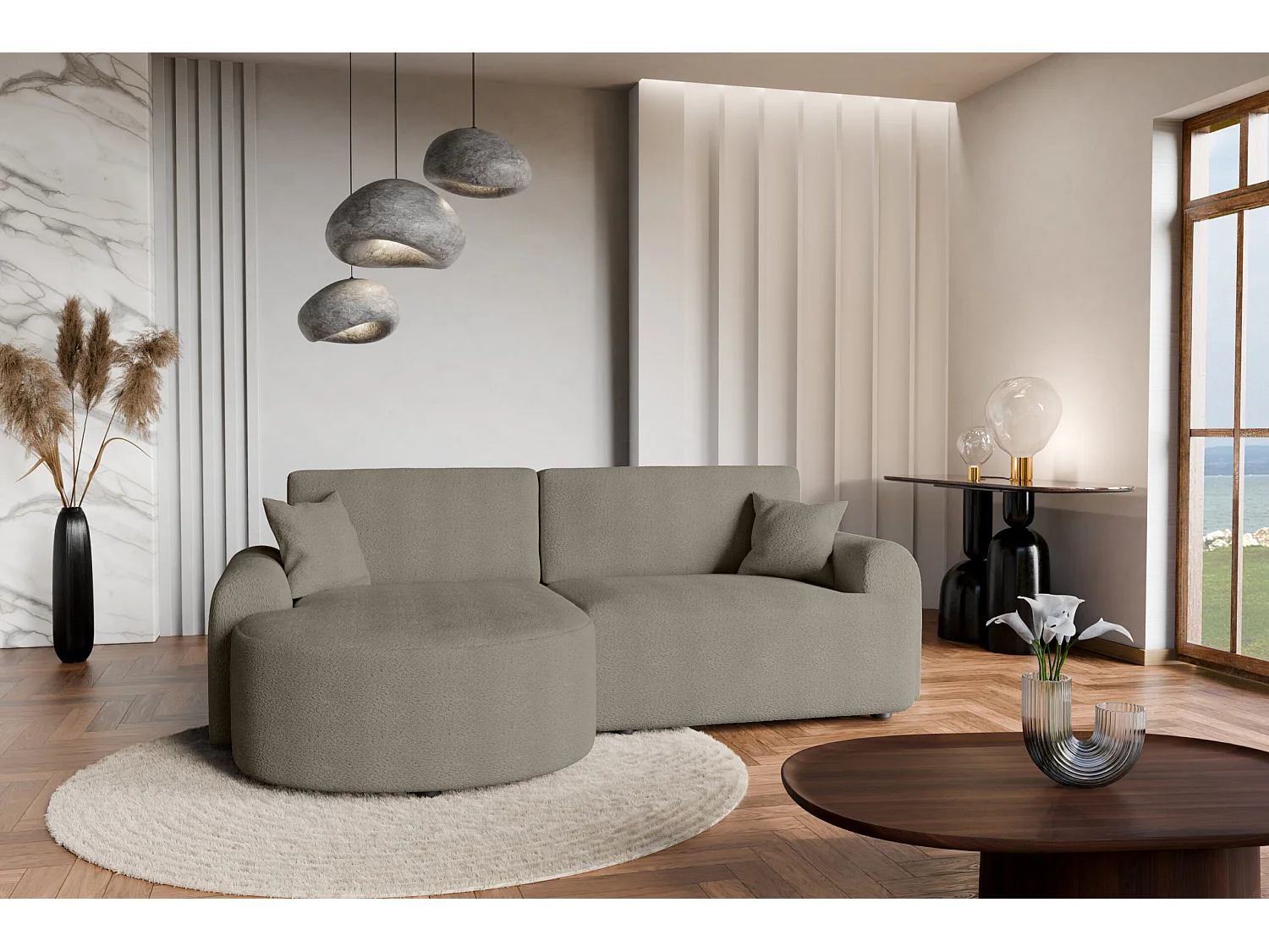 Divano angolare con funzione letto Noboo destro del produttore