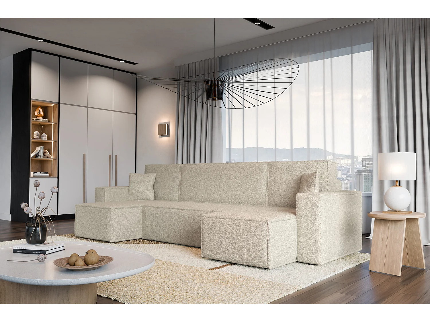 Canapé d'Angle avec fonction de couchage Karl U du fabricant