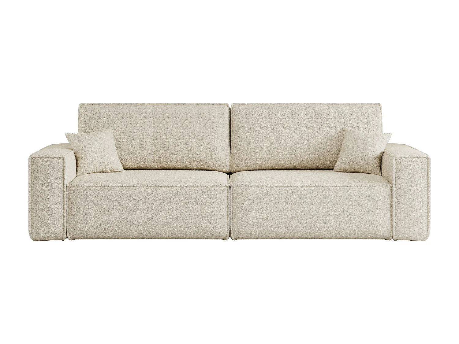 Divano Karl con due vani contenitore per la biancheria, funzione letto, direttamente dal produttore.