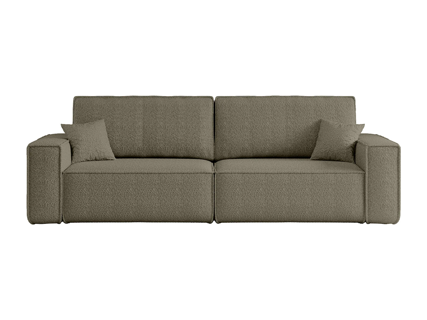 Divano Karl con due vani contenitore per la biancheria, funzione letto, direttamente dal produttore.