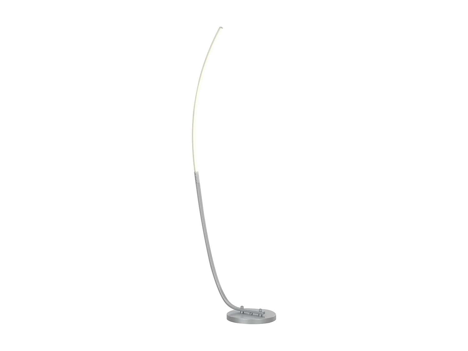 Lampadaire arc design LED - luminosité réglable - H.147 cm - alliage alu.