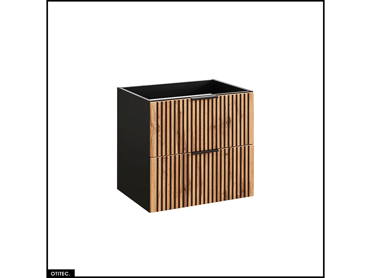 Ensemble de meubles sous vasque - 80 cm - avec Vasque à poser - WOTANIA