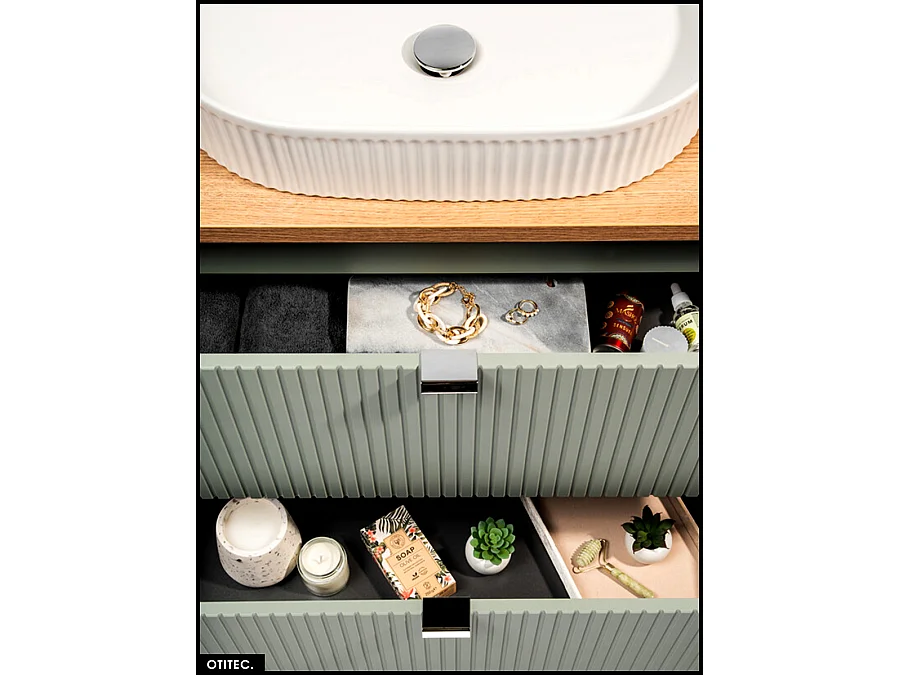 Meuble sous vasque - 50 cm - avec Plan - ROSEAU