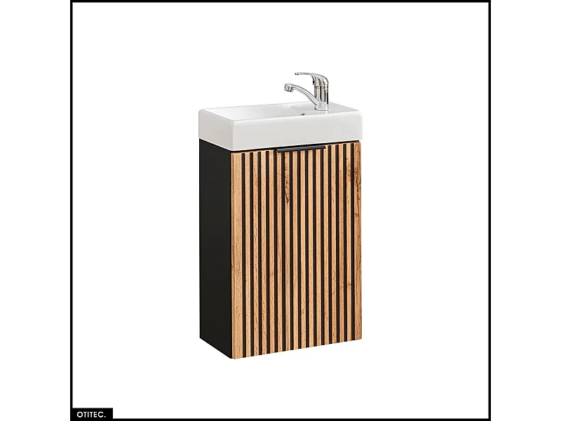 Ensemble meuble lave main - 40 cm - avec Vasque - WOTANIA