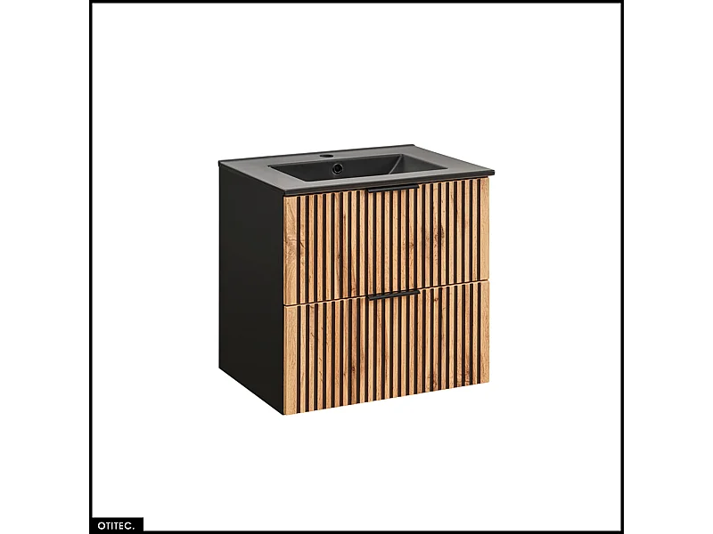 Ensemble de meubles sous vasque - 60 cm - avec Vasque - WOTANIA