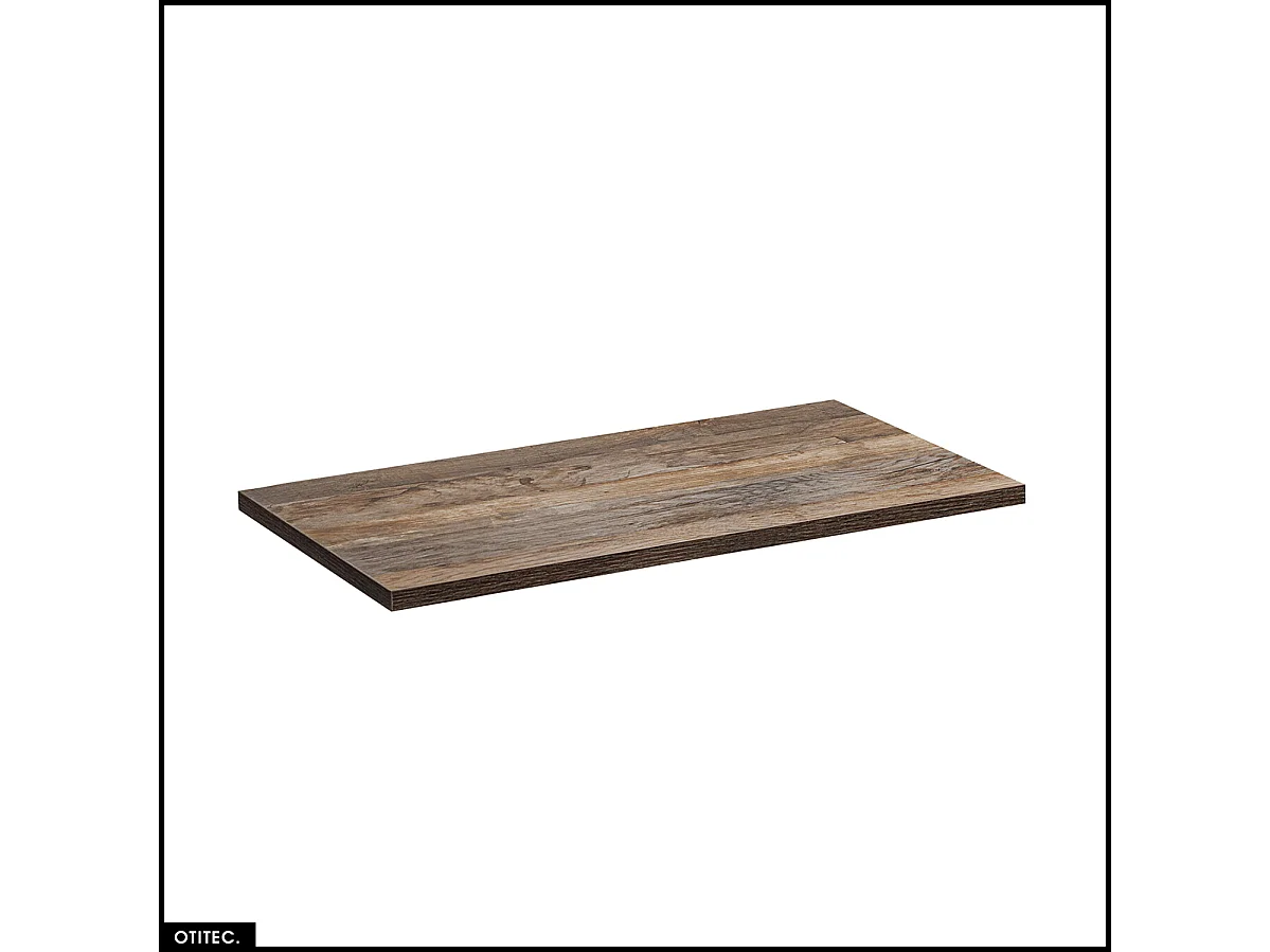 Meubles sous vasque - 100 cm - avec Vasque à poser et Plan - BOLD OAK