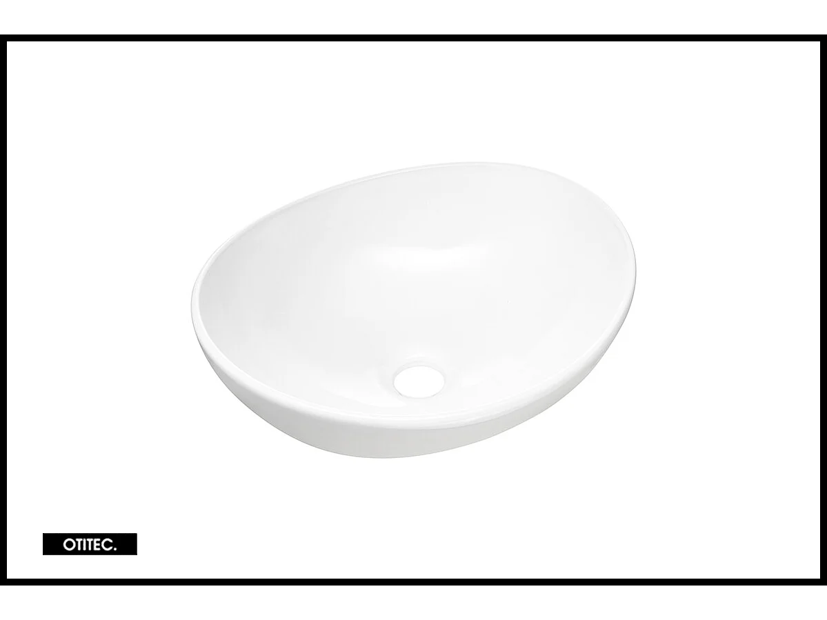 Meuble sous vasque de 60 cm - avec plan - avec vasque à poser - 2 portes - DANO