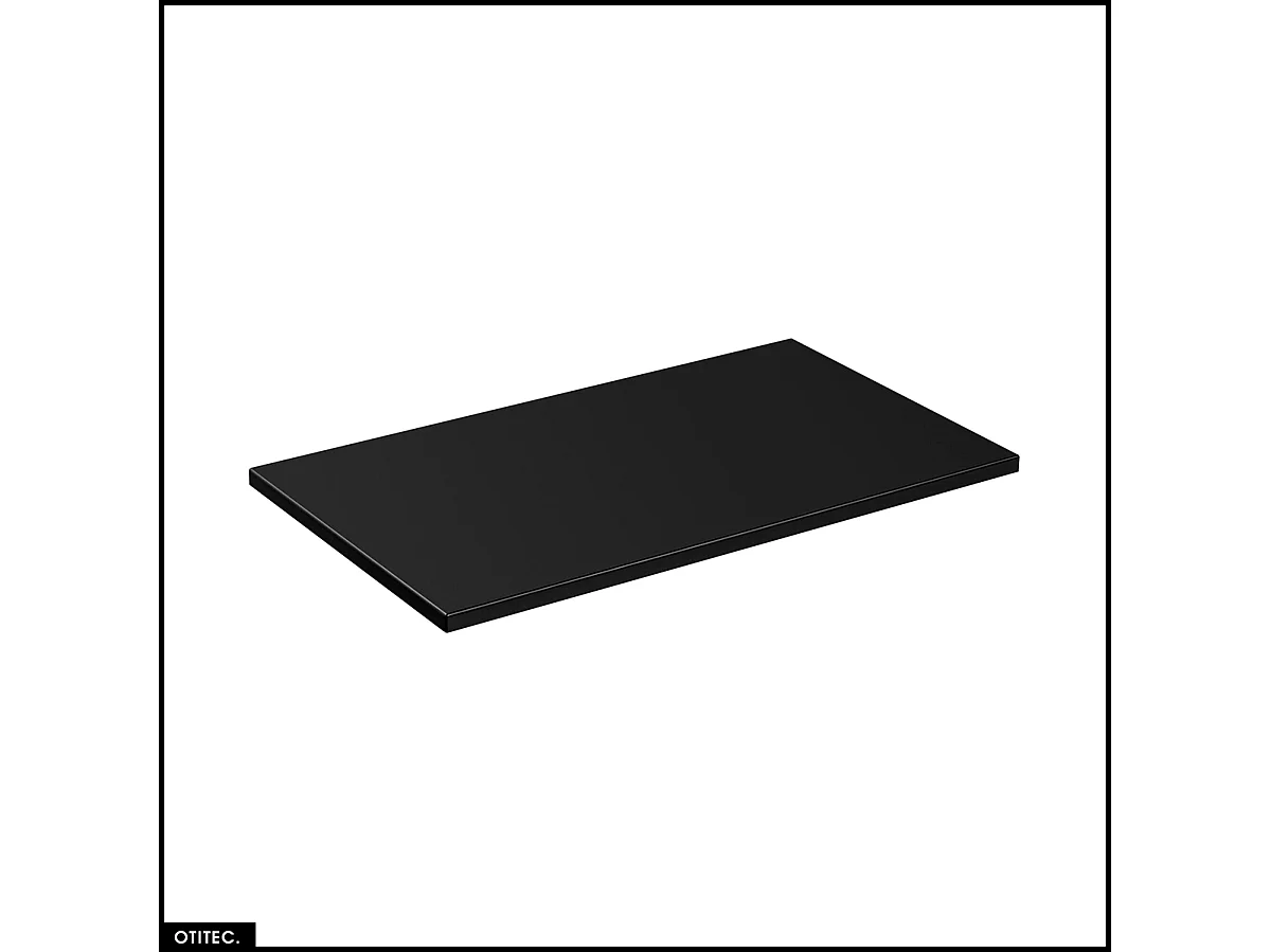 Meubles sous vasque - 80 cm - avec Vasque à poser et Plan - BOLD BLACK