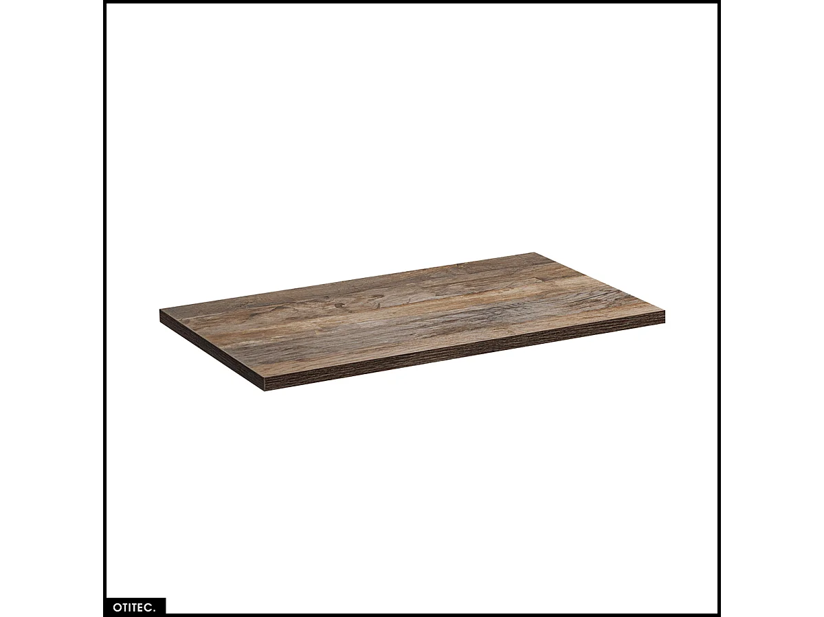 Meuble sous vasque - 80 cm - avec Plan - BOLD TAUPE