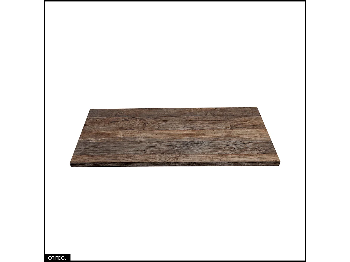 Meuble sous vasque - 80 cm - avec Vasque à poser et Plan - BOLD OAK