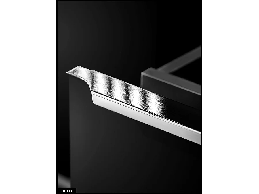 Set de meubles sous vasque - 120 cm - avec 2 Vasques à poser et Plan - BOLD BLACK