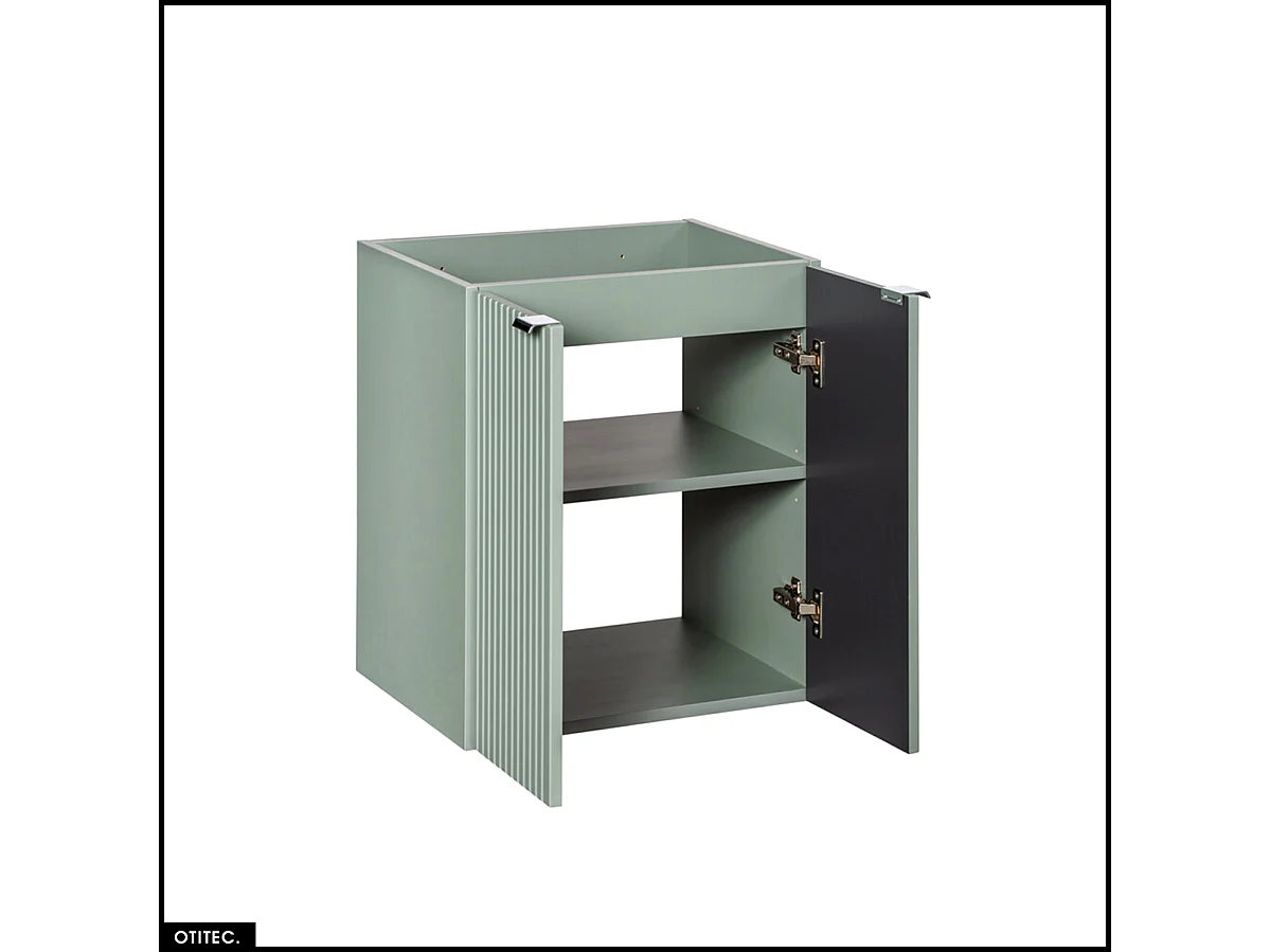 Meuble sous vasque - 60 cm - avec Vasque à encastrer - ROSEAU