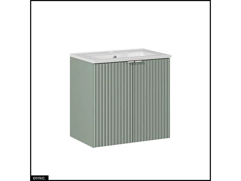 Meuble sous vasque - 60 cm - avec Vasque à encastrer - ROSEAU