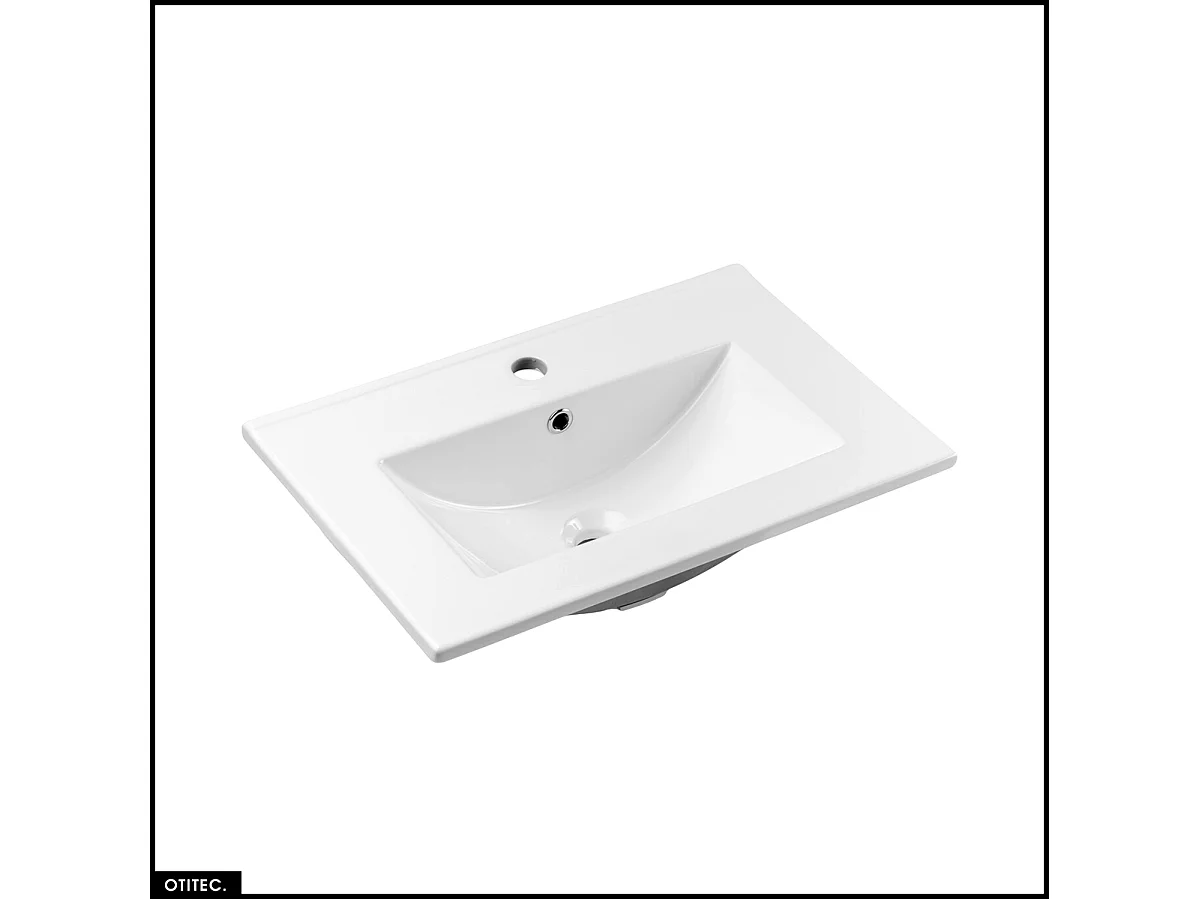 Meuble sous vasque - 60 cm - avec Vasque à encastrer - ROSEAU